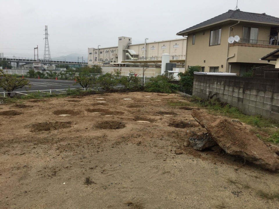 工事着工しました