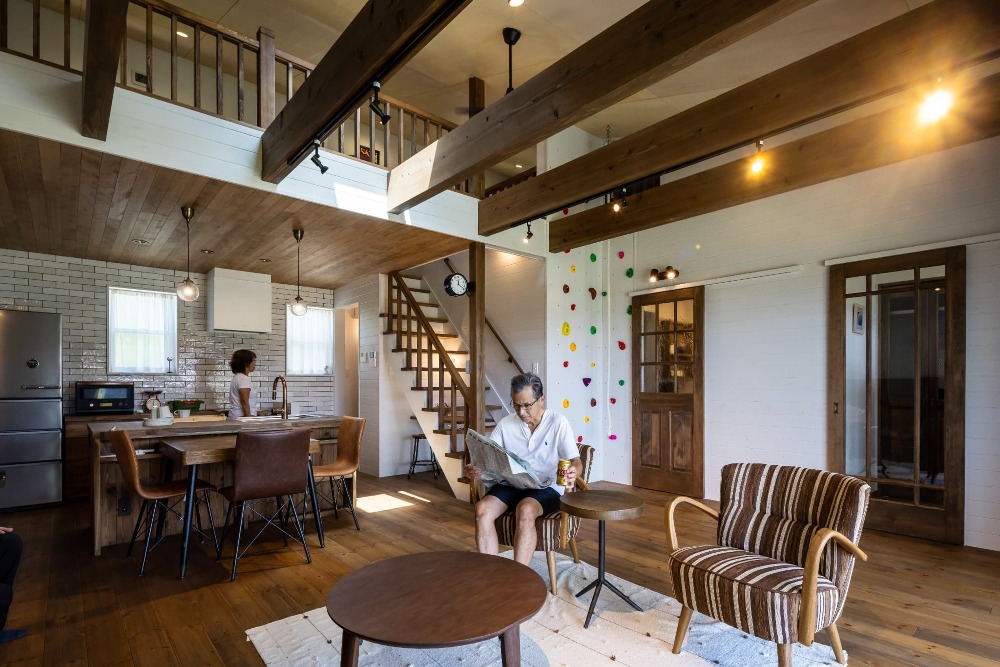 セカンドライフを満喫できるカリフォルニアスタイルの平屋